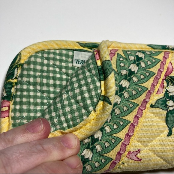 Vera Bradley Hope Lilly of the Valley Retired Soft Double Eyeglass Case - Picture 6 of 11